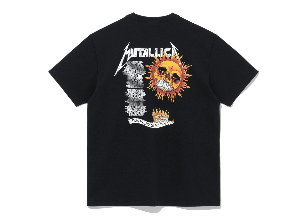 New Era x Metallica Flaming Skull T-Shirt Black - SS22