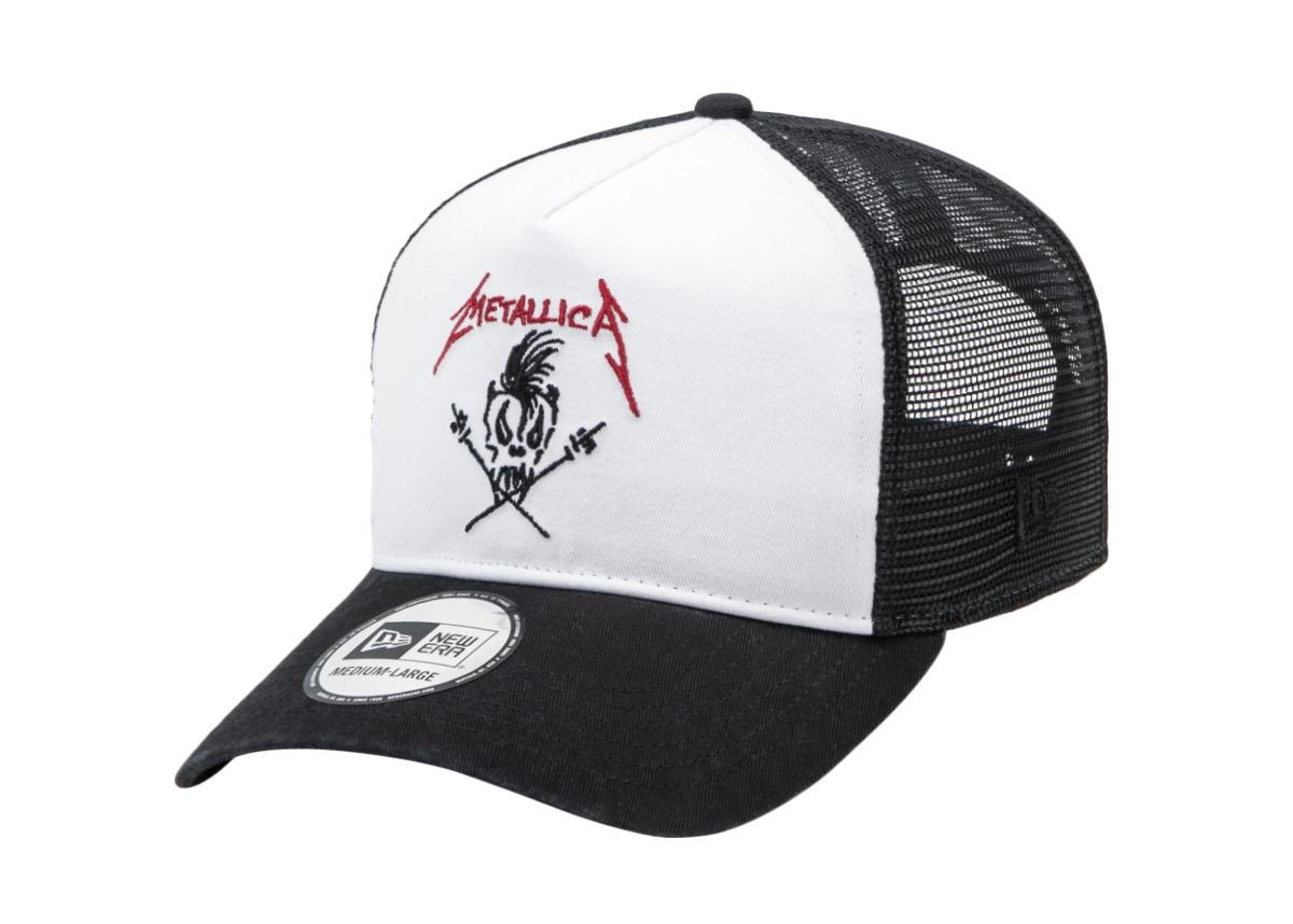 New Era x Metallica Scary Guy K Frame Mesh Ball Hat White - SS22 - US