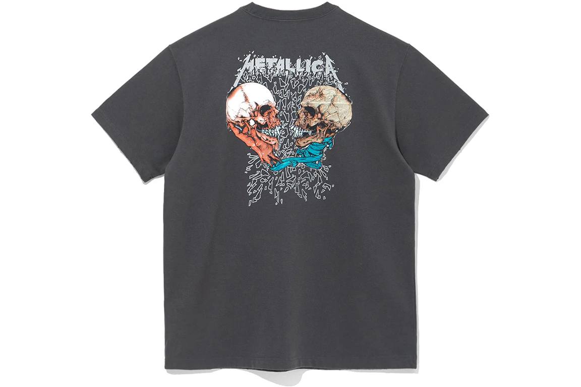 New Era x Metallica Scary Guy Pushead Sad But True T-Shirt Charcoal