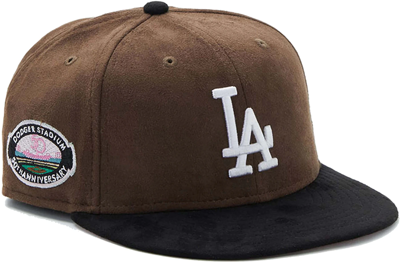 New Era x PS Reserve x Miki Guerra Suede Dodgers 59Fifty Fitted Hat ...