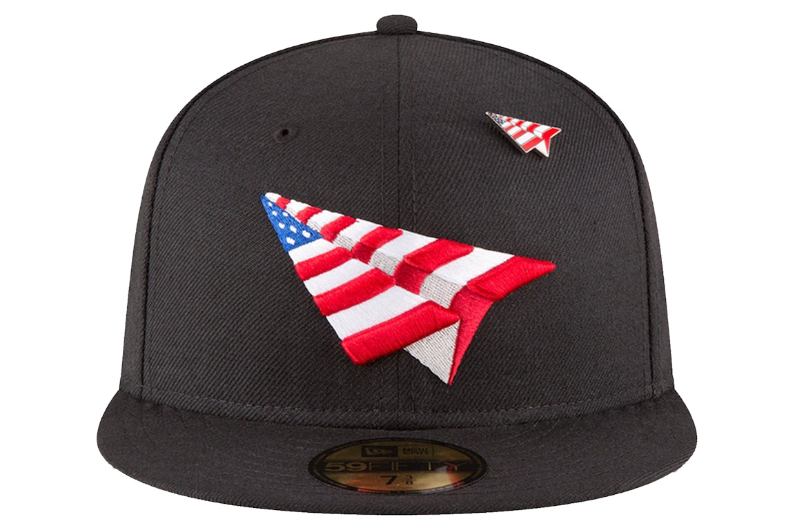 Pre-owned New Era X Paper Planes American Dream 59fifty Fitted Hat Black
