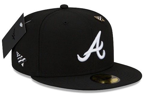 New Era x Paper Planes Atlanta Braves 59Fifty Fitted Hat Black