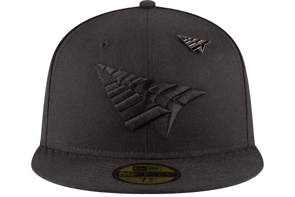 New Era x Paper Planes Blackout Crown 59Fifty Fitted Hat Black
