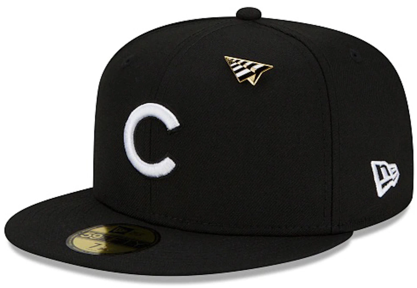 New Era x Paper Planes Chicago Cubs 59Fifty Fitted Hat Black Men's ...