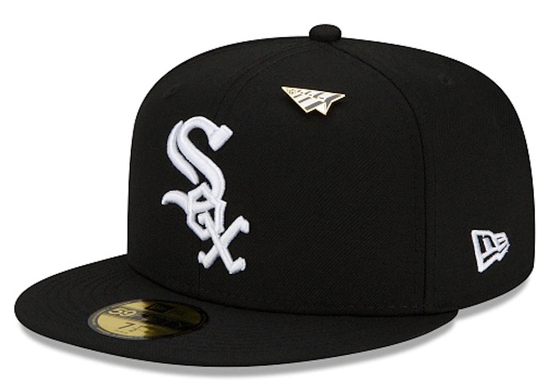 Pre-owned New Era X Paper Planes Chicago White Sox 59fifty Fitted Hat Black