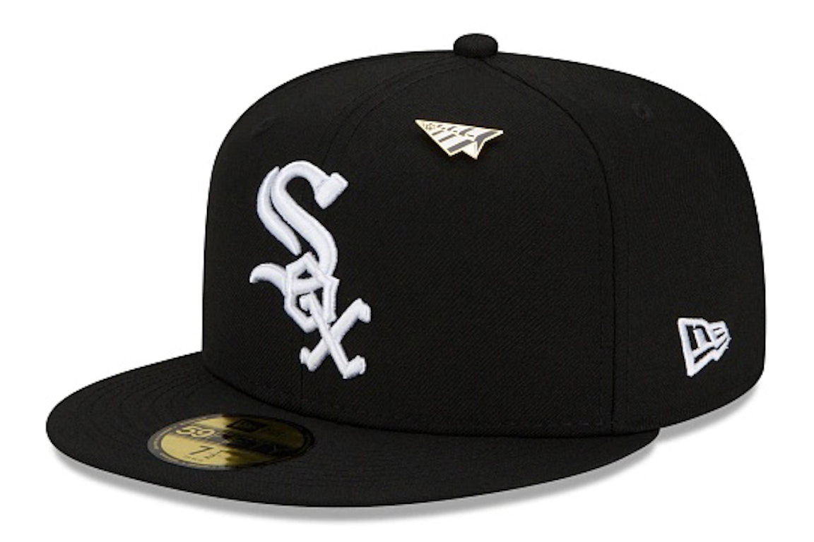 Pre-owned New Era X Paper Planes Chicago White Sox 59fifty Fitted Hat Black