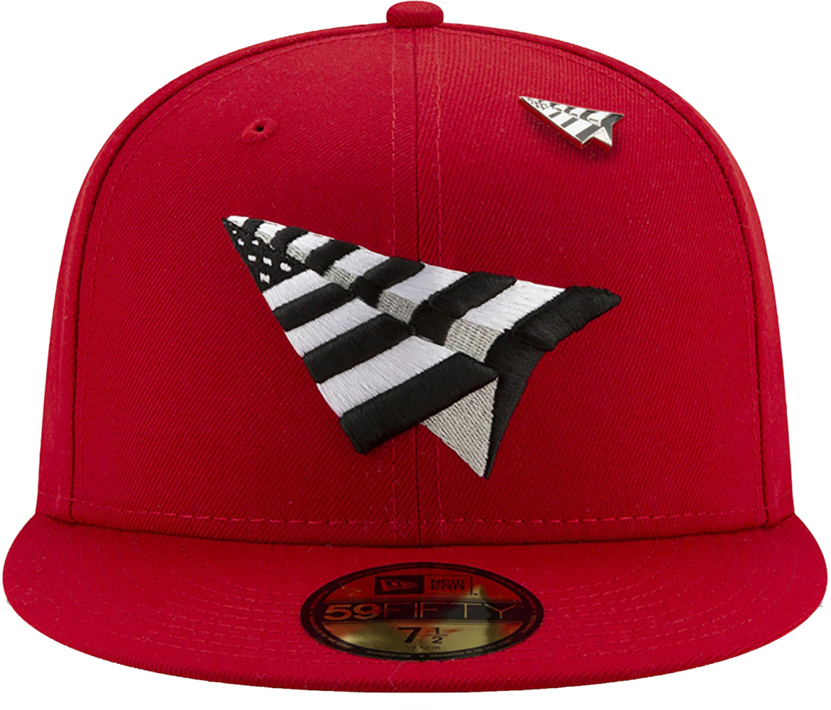 New Era x Paper Planes Crimson Crown Fitted Hat Red Hombre - MX