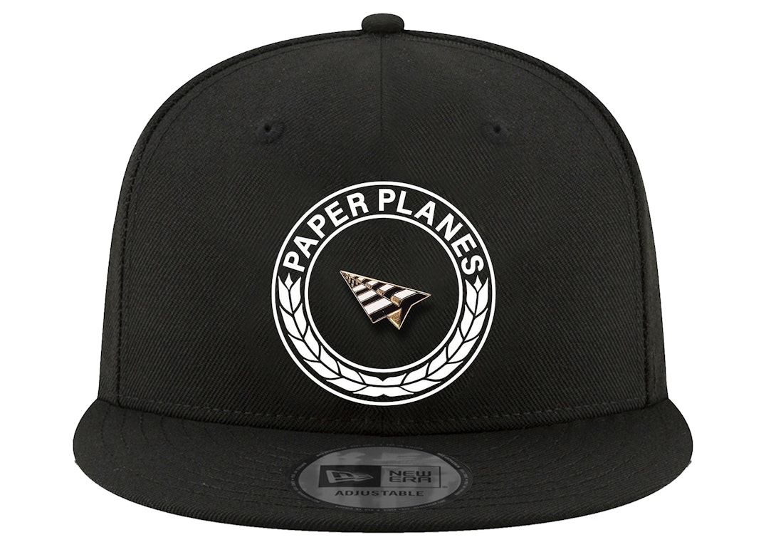 Pre-owned New Era X Paper Planes First Class Old School 9fifty Snapback Hat Black