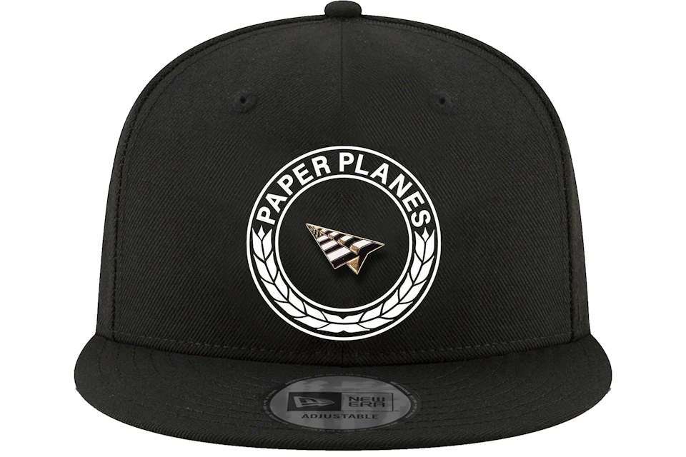New Era x Paper Planes First Class Old School 9Fifty Snapback Hat Black