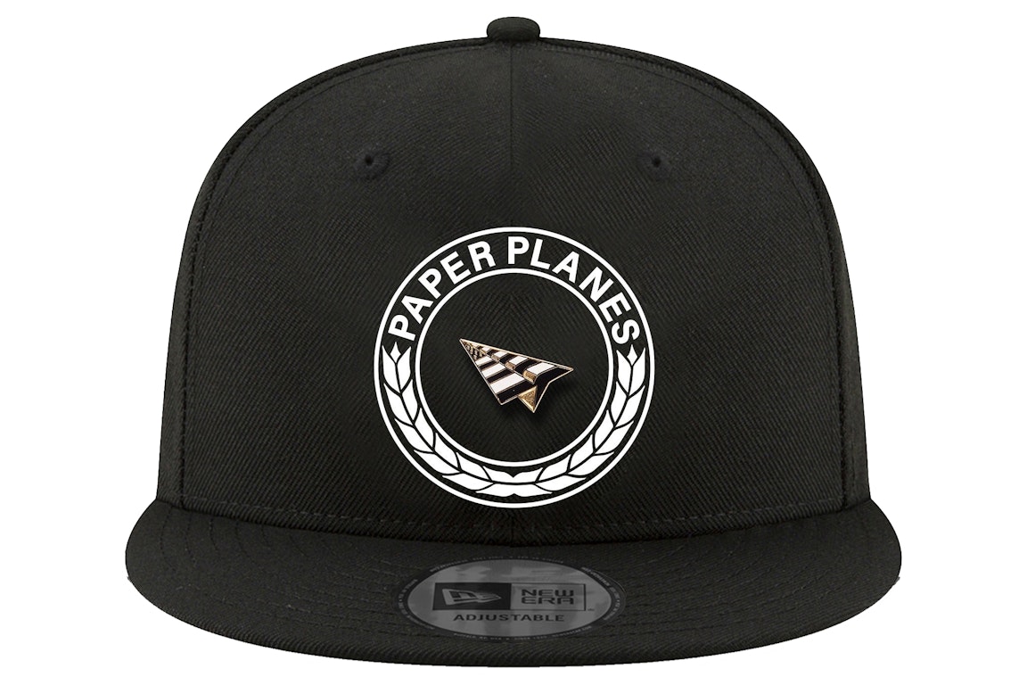Pre-owned New Era X Paper Planes First Class Old School 9fifty Snapback Hat Black