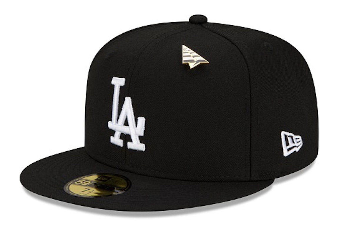 Pre-owned New Era X Paper Planes Los Angeles Dodgers 59fifty Fitted Hat Black