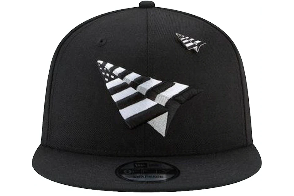New Era x Paper Planes Original Crown 9Fifty Snapback Hat Black/Black