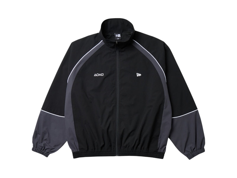 New Era x Playstation Oversized Track Jacket Black - US New Era x Playstation Oversized Track Jacket Black - US