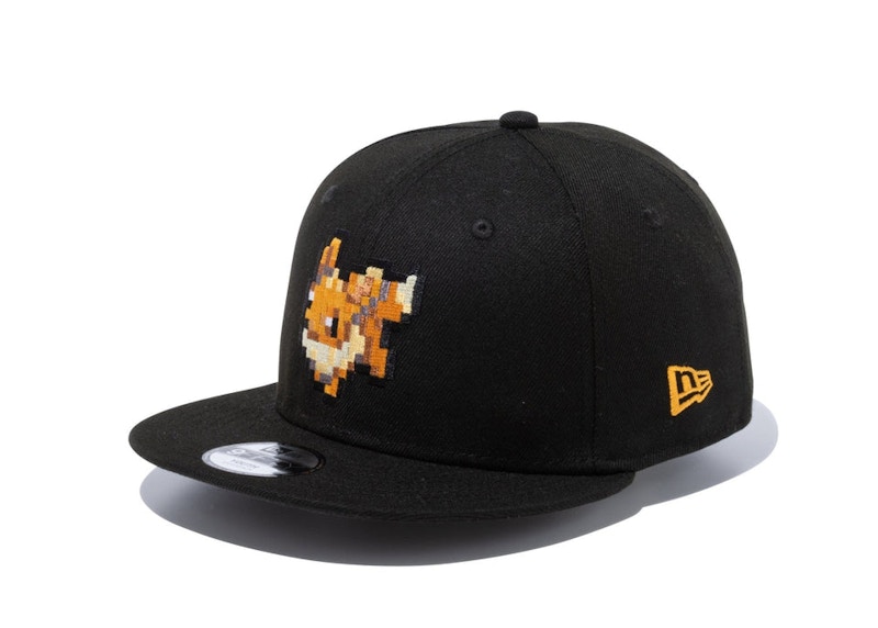 New Era x Pokemon 8Bit Eevee Youth 9Fifty Hat Black - SS22 Kids' - US