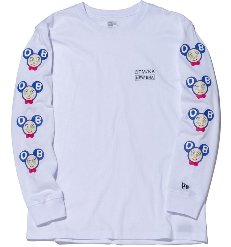 New Era x Takashi Murakami DOB Relaxed Fit L/S Tee White SS22 GB