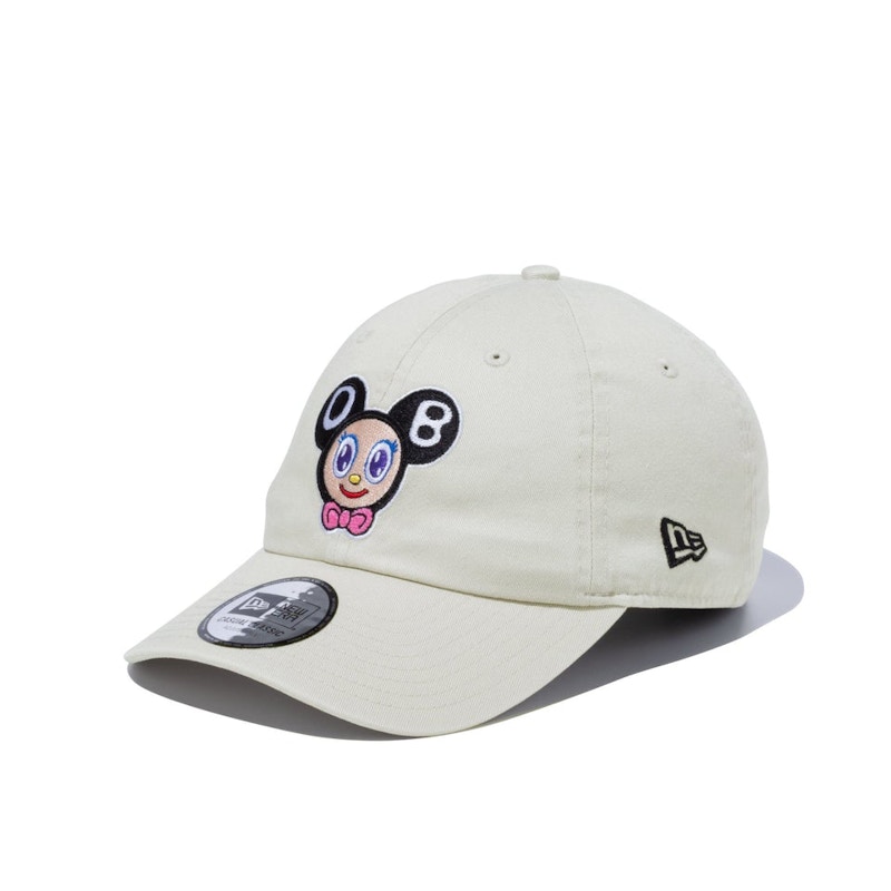 New Era x Takashi Murakami Flower DOB Stone Casual Classic Hat White