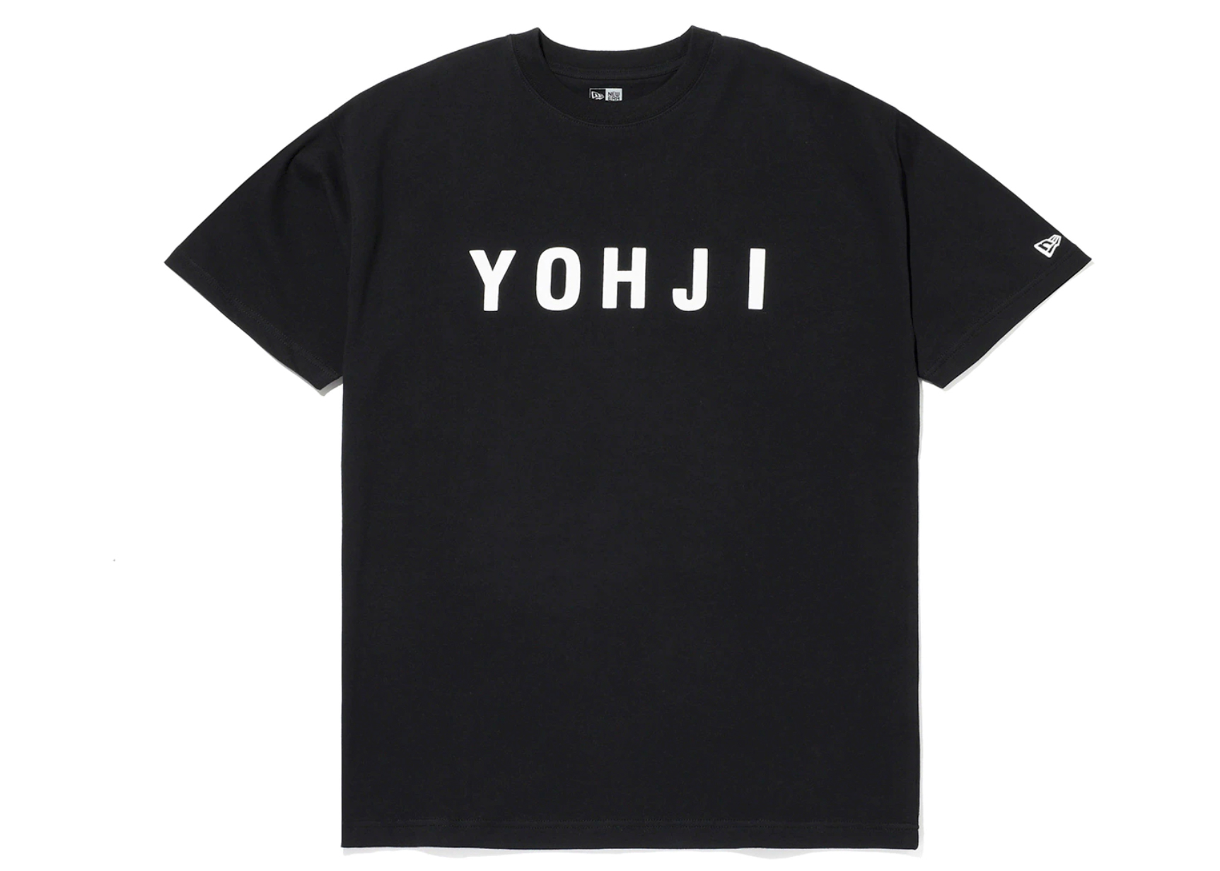 New Era x Yohji Yamamoto Block Typeface Print Tee Black - SS22 - US