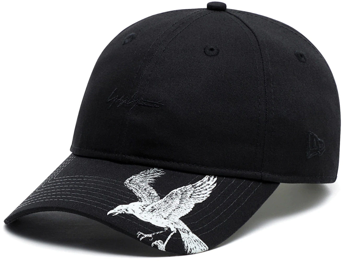 New Era x Yohji Yamamoto Crow Print 9Thirty Hat Black - SS22 - GB