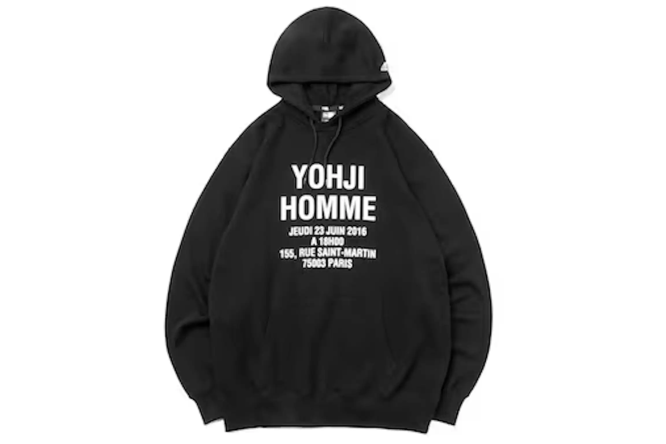 New Era x Yohji Yamamoto Yohji Homme Hoodie Black - SS23 - CN