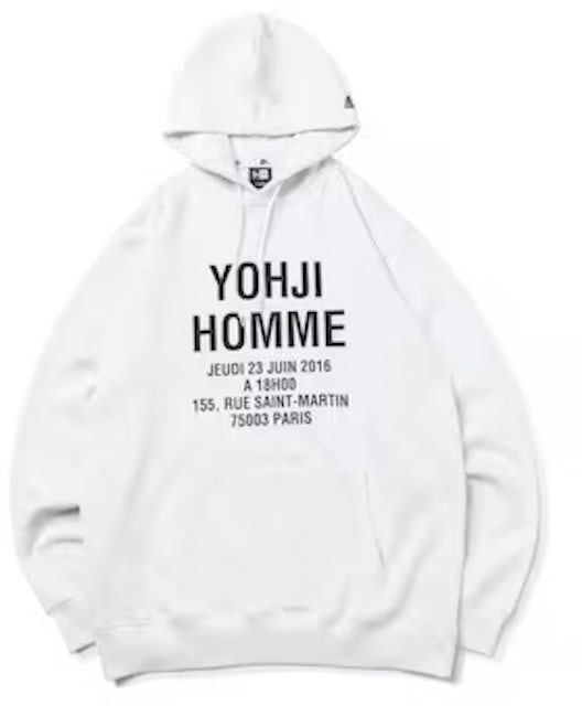 Yohji Yamamoto x New Era graphic-print Hoodie - Black