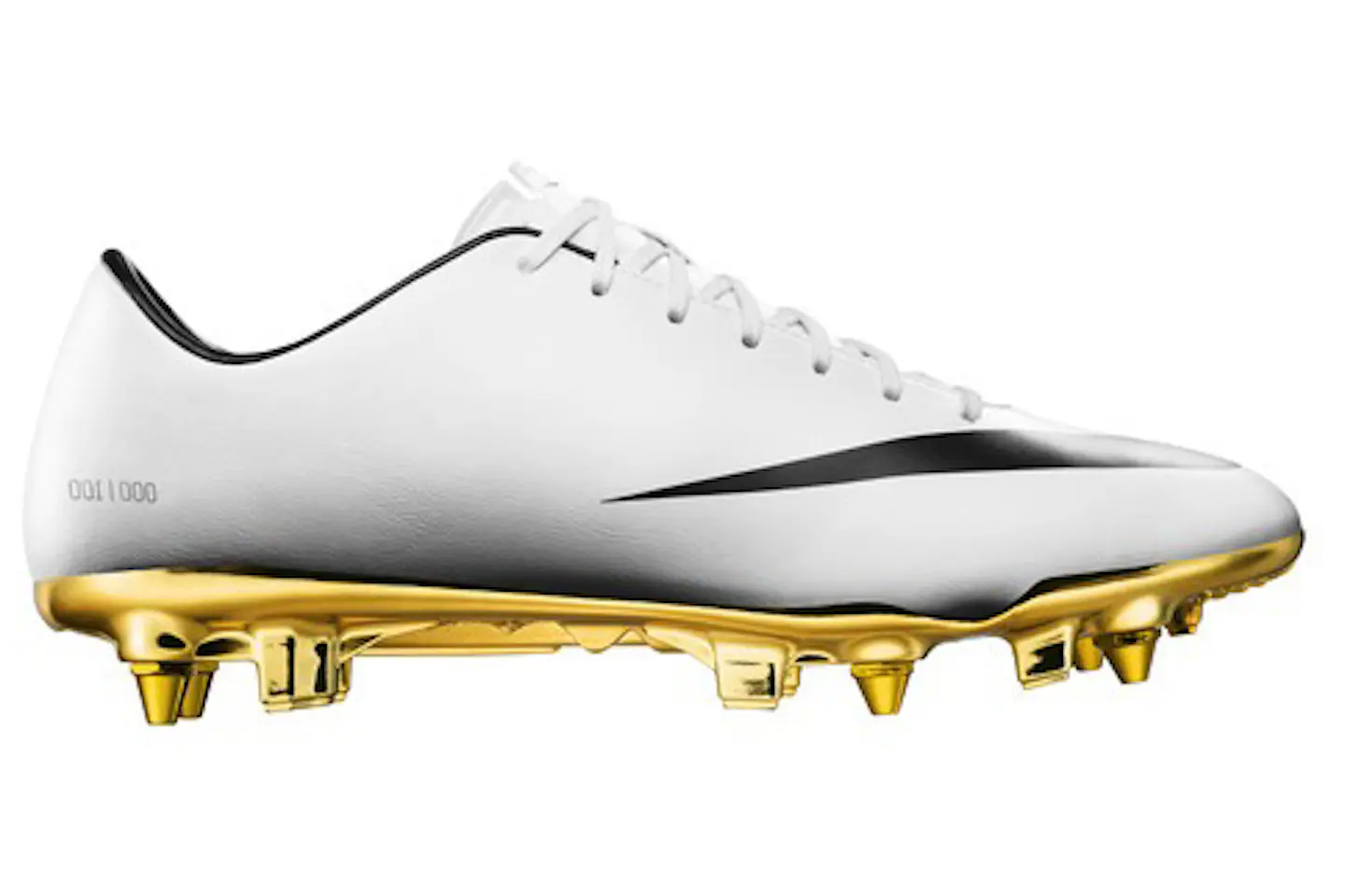 New Mercurial Vapor IX CR SE White Black Metallic Gold Men's - 696058-109 - US