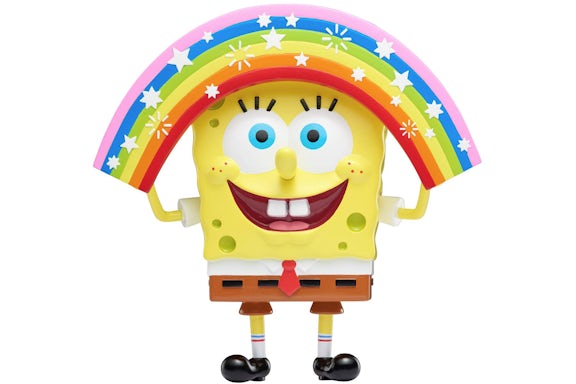 Nickelodeon Masterpiece Memes Imaginaaation Bob Esponja Figura de vinilo Multi