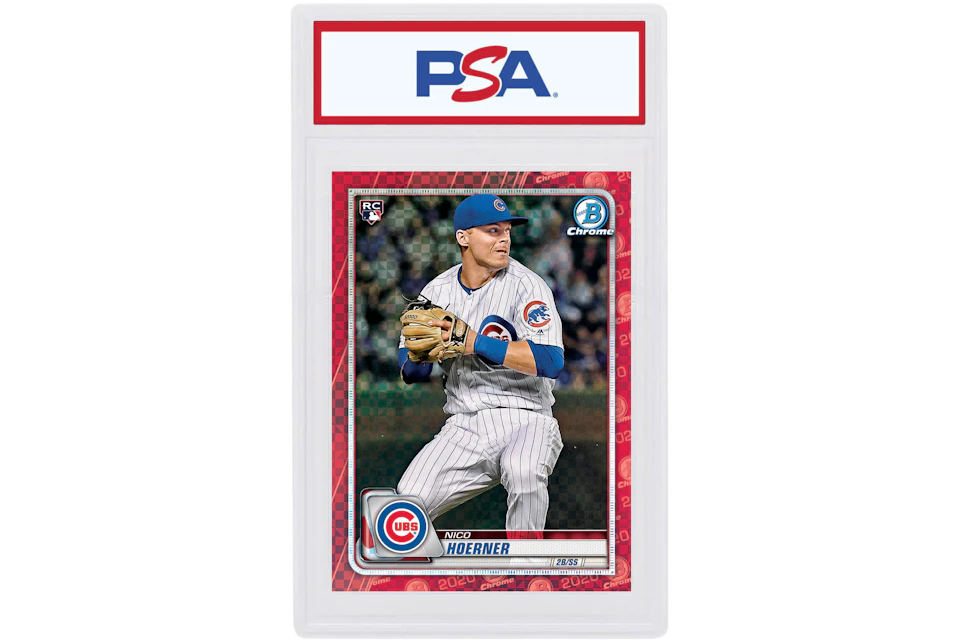 Nico Hoerner 2020 Bowman Chrome X Rookie Red X-Fractor 1/1 #44