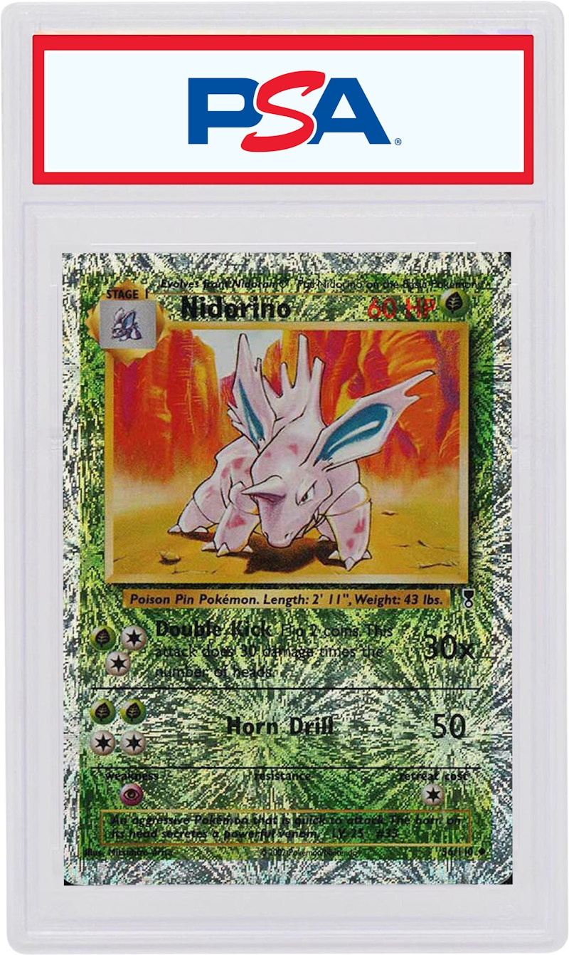 Nidorino 2002 Pokemon TCG Legendary Collection Reverse Foil #56 (PSA or BGS Graded)