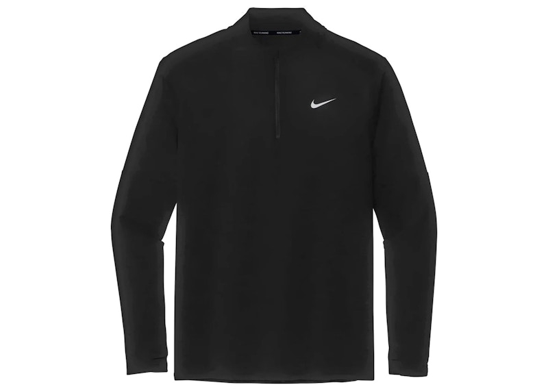 womens black nike zip top