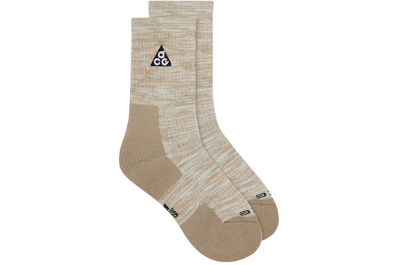 Nike ACG Everyday Cushioned Crew Sock Light Bone/Volt/Khaki