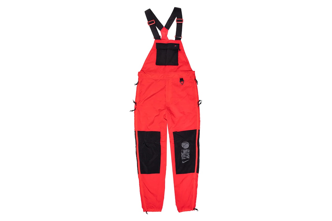 Pre-owned Nike Acg Korea Woven Overall Scarlet Red/onyx Black