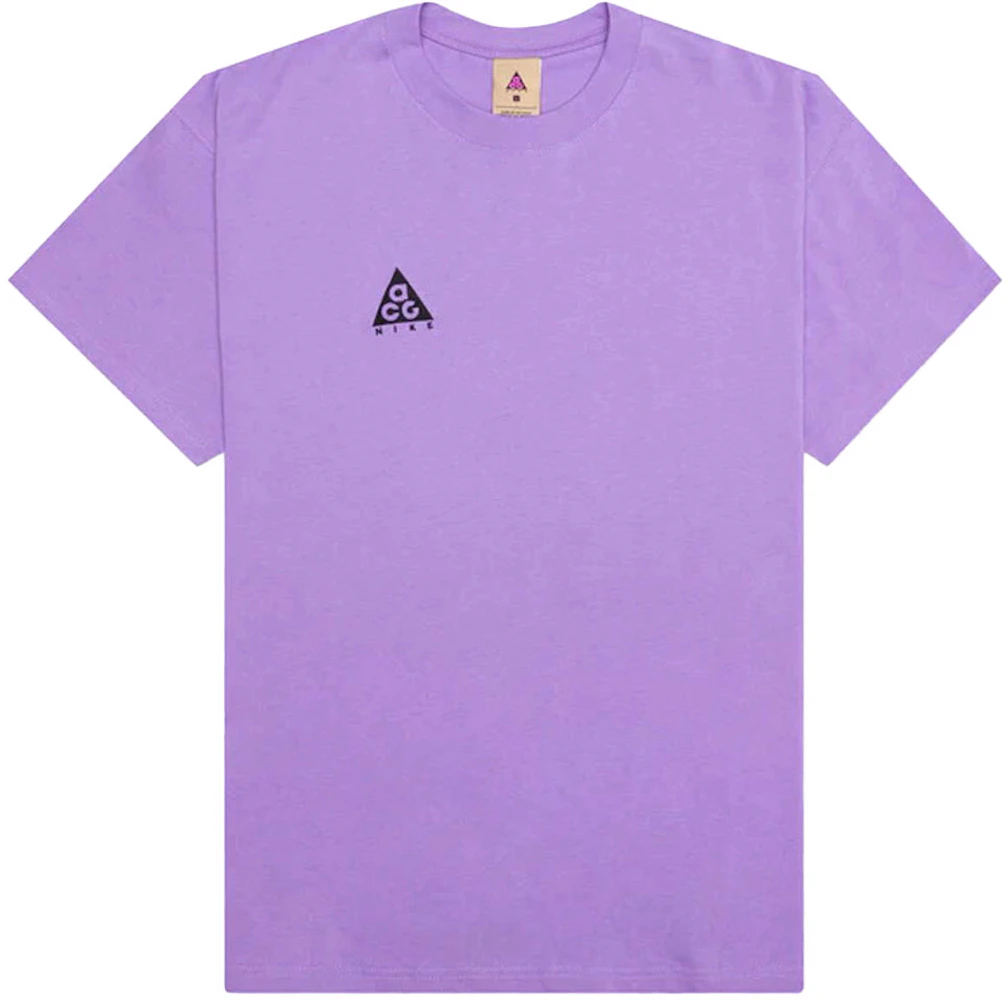 Nike ACG Logo T-shirt Purple Men's - FW23 - US