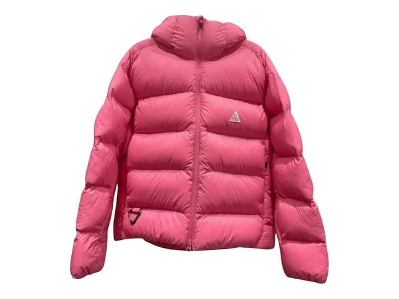 NIKE ACG ダウンジャケット ピンク ナイキ ACG プリマロフト ダウンジャケット ピンク XS 短丈 - メルカリ