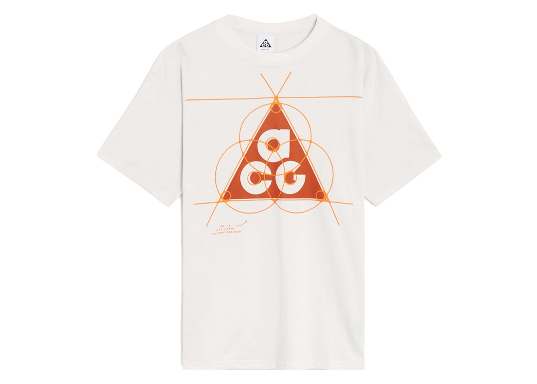 Pre-owned Nike Acg Nrg T-shirt White/orange