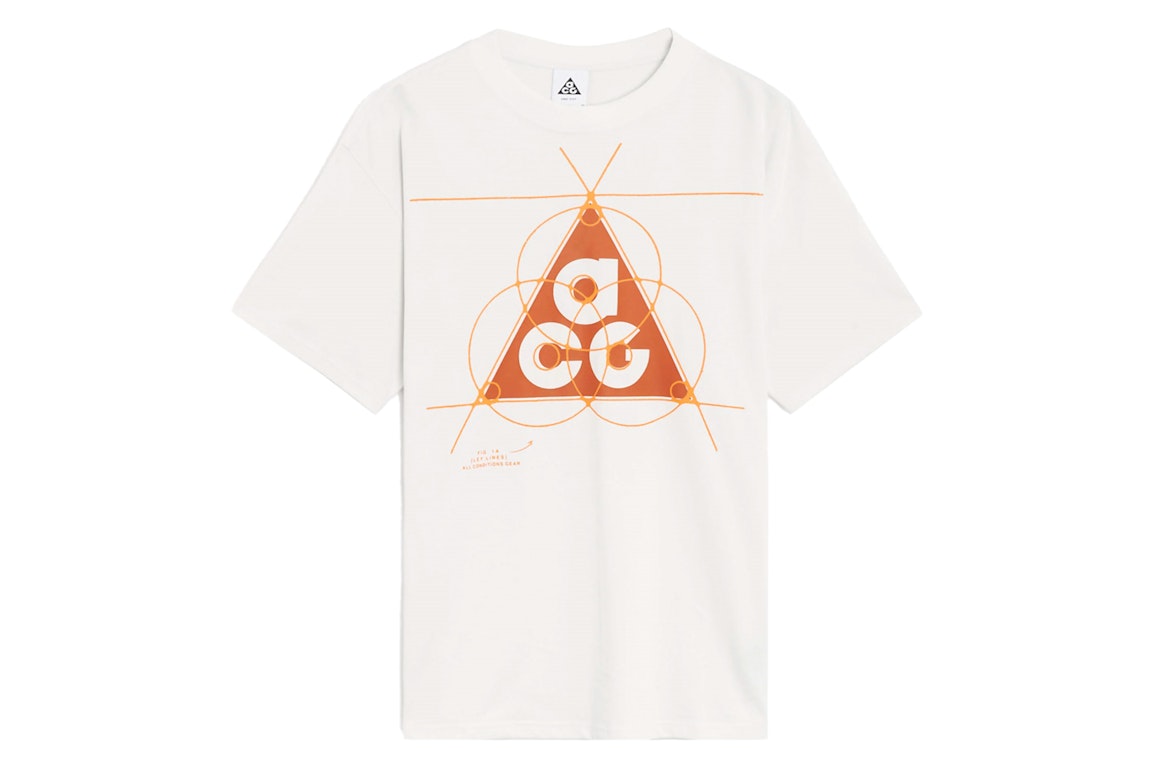 Pre-owned Nike Acg Nrg T-shirt White/orange