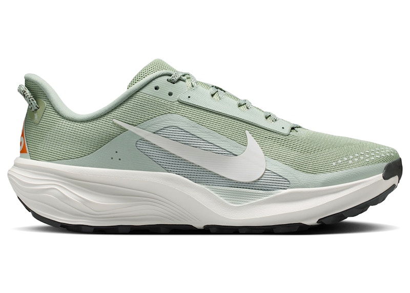 Men's Nike ACG Pegasus Trail Sneakers in Jade Horizon/Light Silver/Safety Orange (HV8116-310)