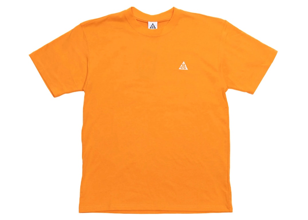 Pre-owned Nike Acg T-shirt Tangerine Orange