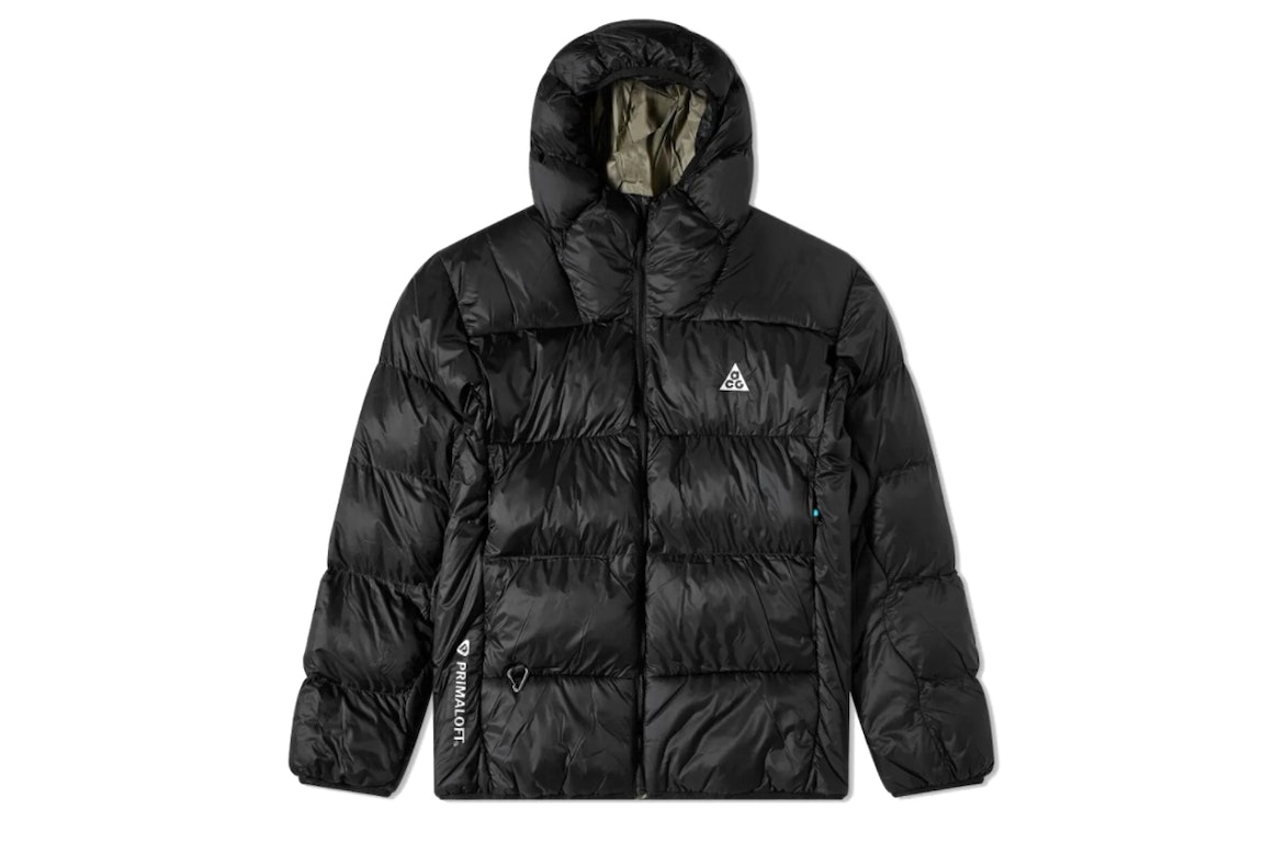 Pre-owned Nike Acg Therma-fit Adv Lunar Lake Puffer Jacket Black