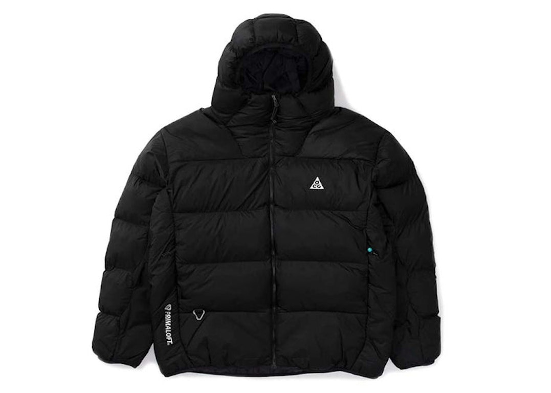 Pre-owned Nike Acg Therma-fit Adv Lunar Lake Puffer Jacket Triple Black