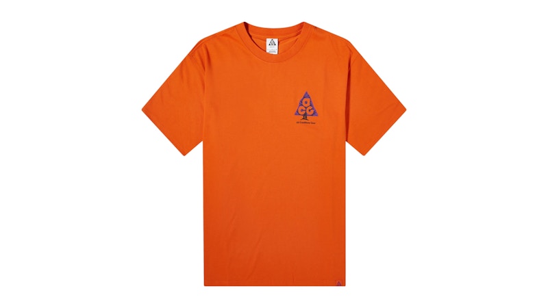 nike acg t shirt orange