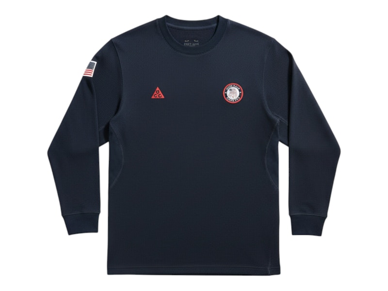 Nike ACG x Team USA Olympics 2026 Dri-FIT ADV Long-Sleeve Top Blue