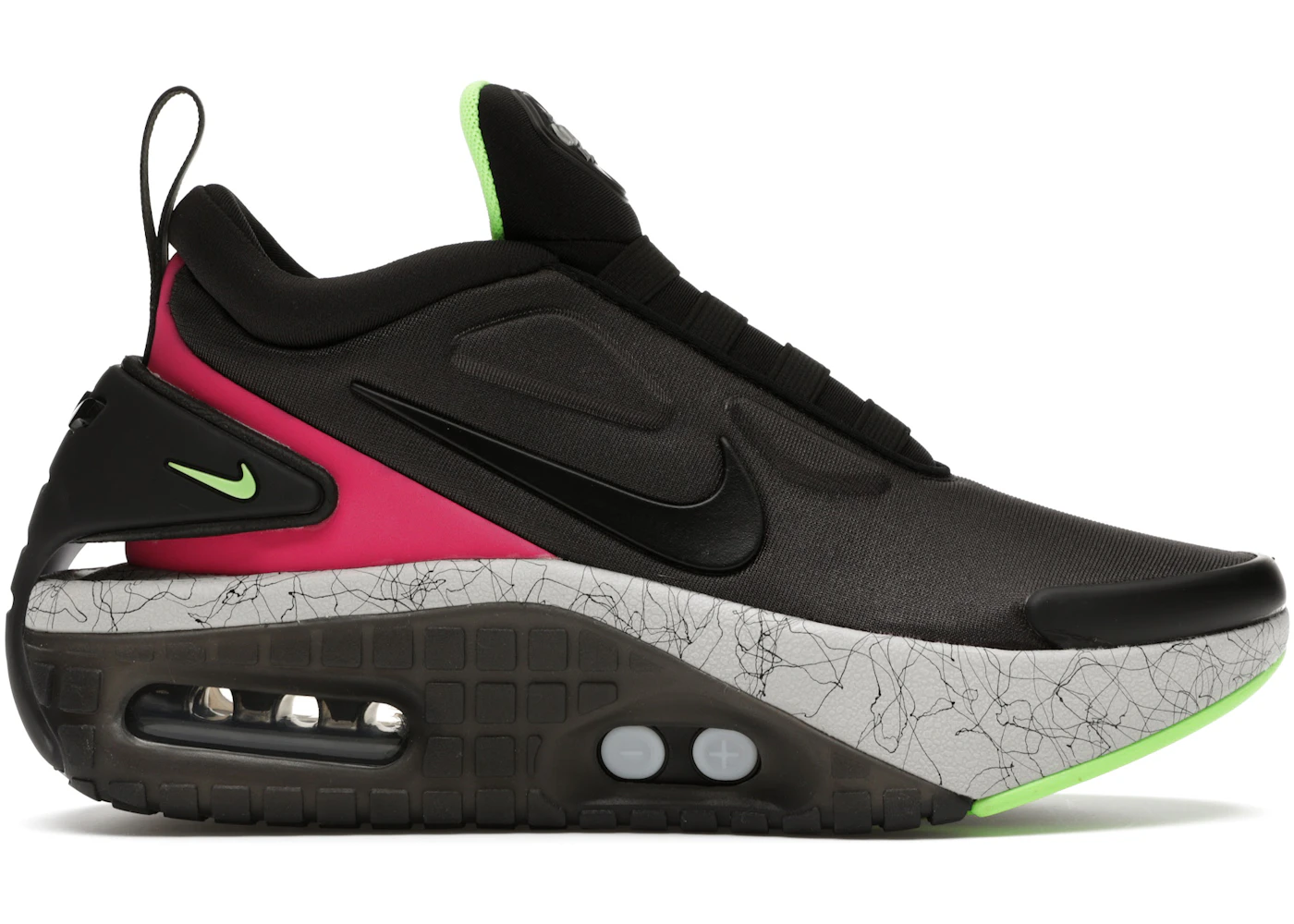 Nike Adapt Auto Max Black Laser Fuchsia Electro Green (EU Charger
