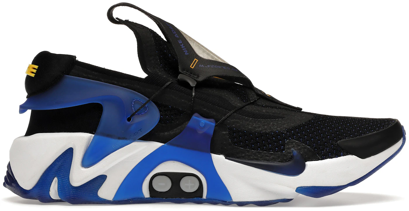 Nike Adapt Huarache Black Racer Blue (EU Charger) Men's - CT4092-001 - US