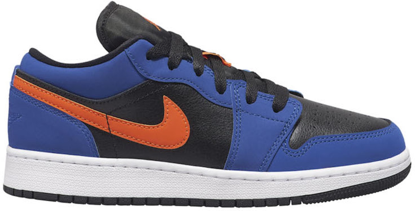 Air Jordan 1 Low Black Blue Orange Gs 480 Air Jordan 1 Low Black Blue Orange Gs 480