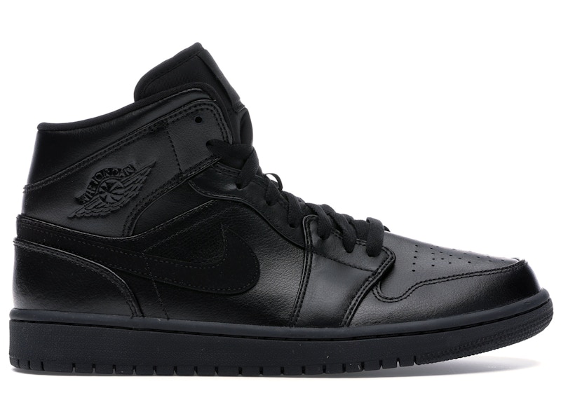 jordan air mid 1 black