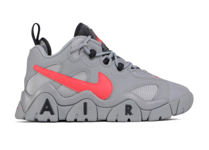 Nike Air Barrage Low Grey Crimson GS Pour enfants CK4355 002 FR