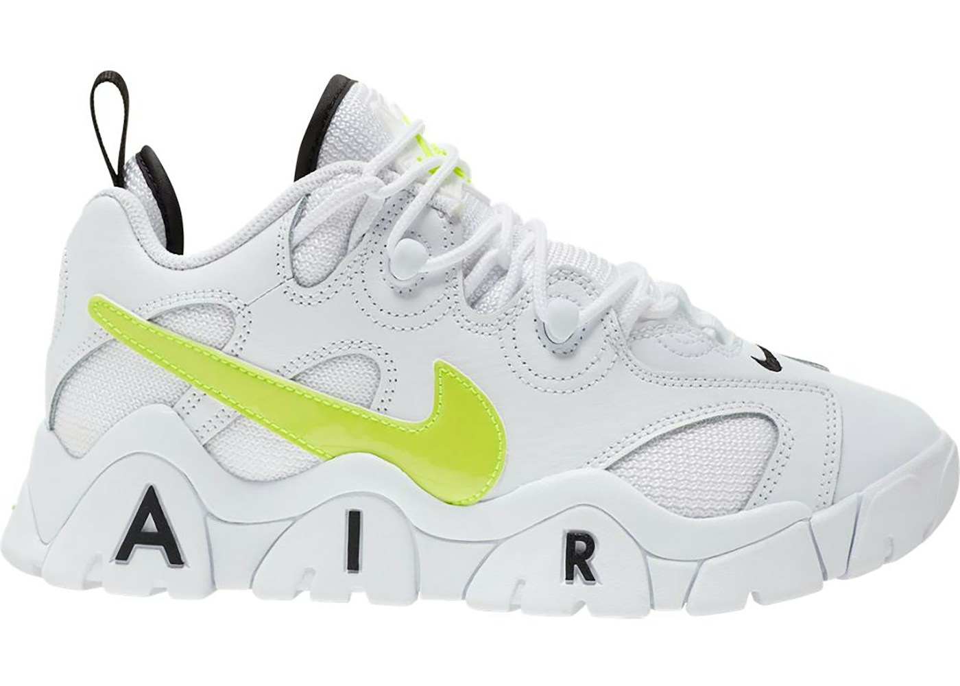 Nike Air Barrage Low White Black Volt GS CK4355 103 Nike air barrage low white black volt gs ck4355 103