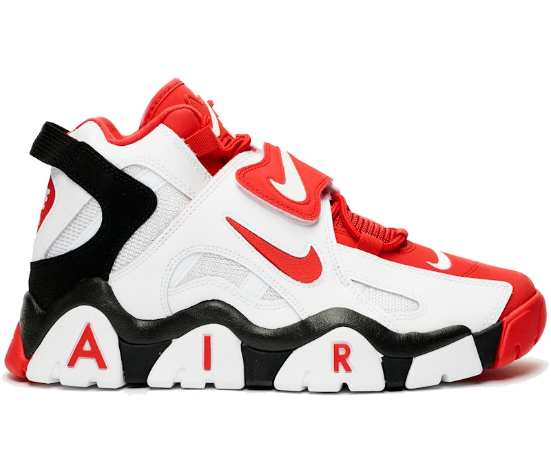 Nike Air Barrage Mid White Black Red Men's - AT7847-102 - US