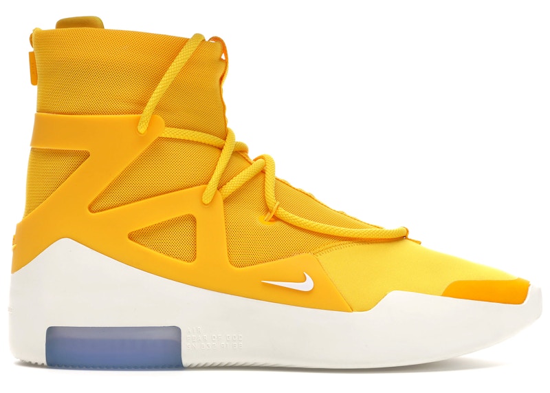 fear of god nike yellow release date