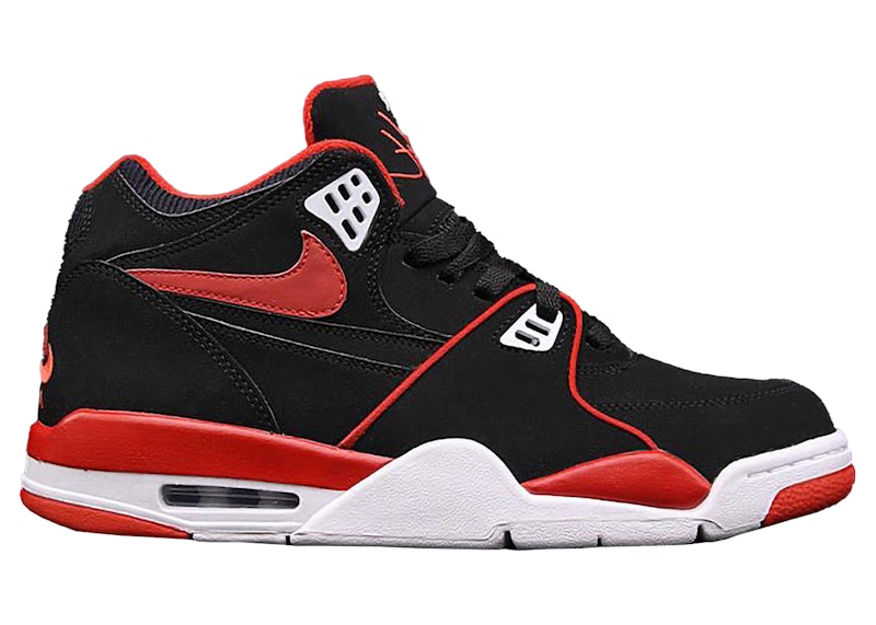 Nike Air Flight 89 Black Sport Red Herren 306252 060 DE